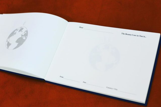 Page for your message to the person you love. #TheBeautyIsee